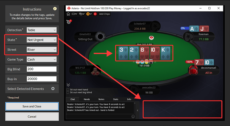 Not Urgent (River) Captured Table