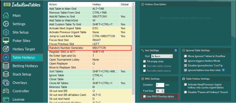 RNG Table Hotkey