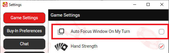 Disable Focus Sealing