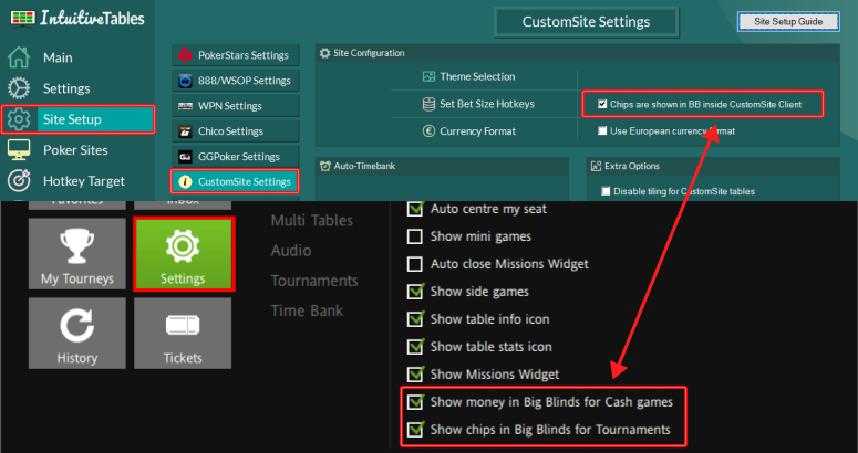 Set Bet Size Hotkeys