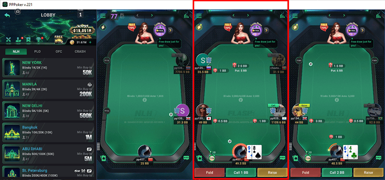 PPPoker Table