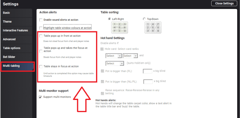 Disable Focus Stealing