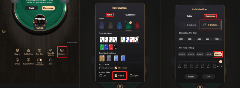 Shortcuts Tab of QQPK