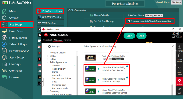 Set Bet Size Hotkeys