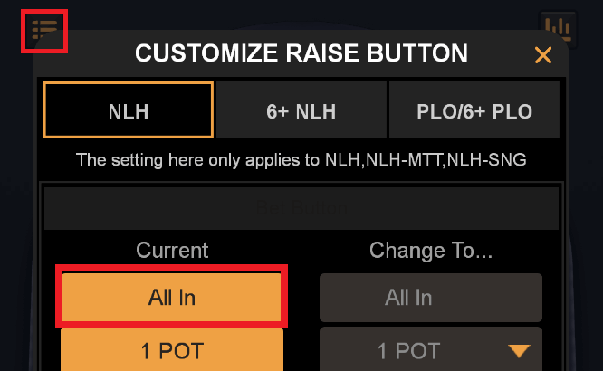 All-in hotkey for SupremaPoker