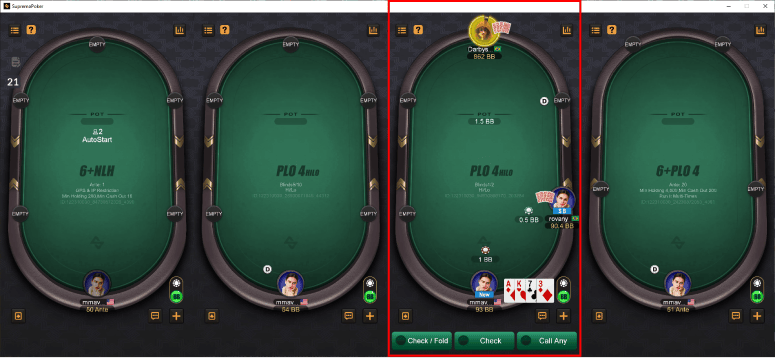 SupremaPoker Table