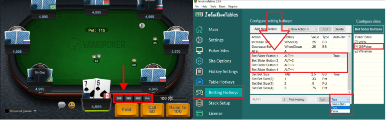 Bet Slider Button Hotkeys