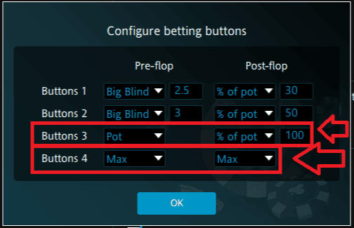 4 bet button skins