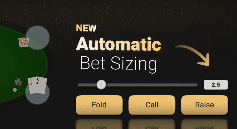 Auto Bet Sizing for Ignition, Chico, and Winamax, and 888/WSOP